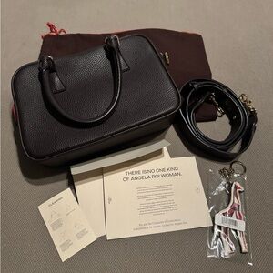 Angela Roi Barton Duffel Tote Signet Dark Brown